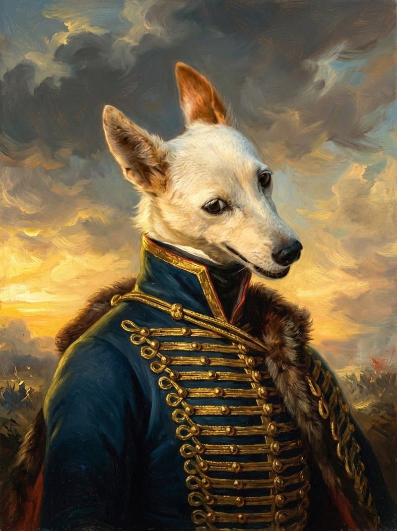 Kavalleribefälhavare portrait