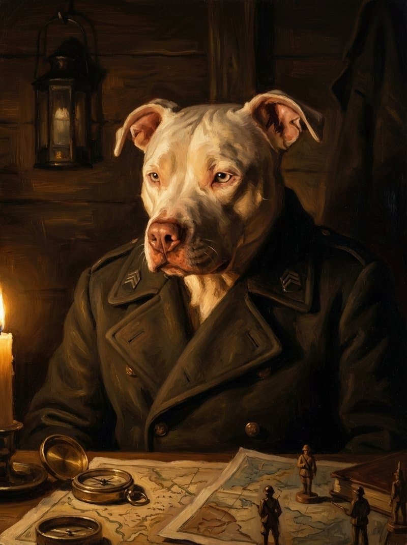 Krigsstrategiker portrait