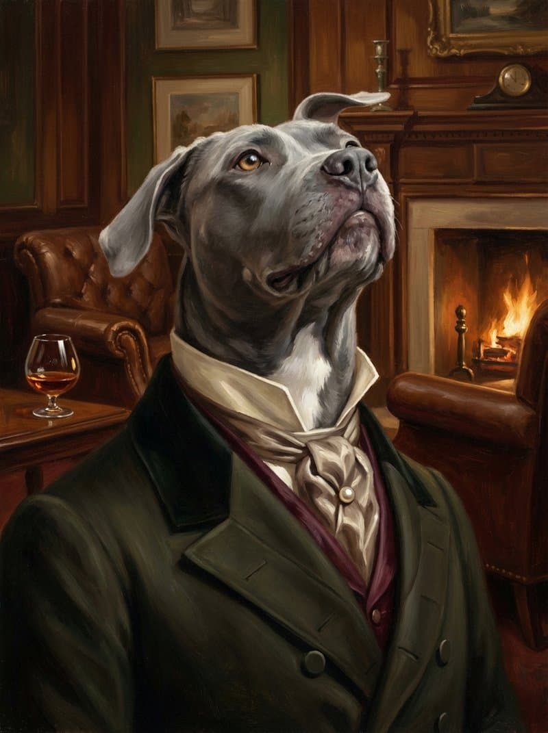 Viktoriansk Gentleman portrait