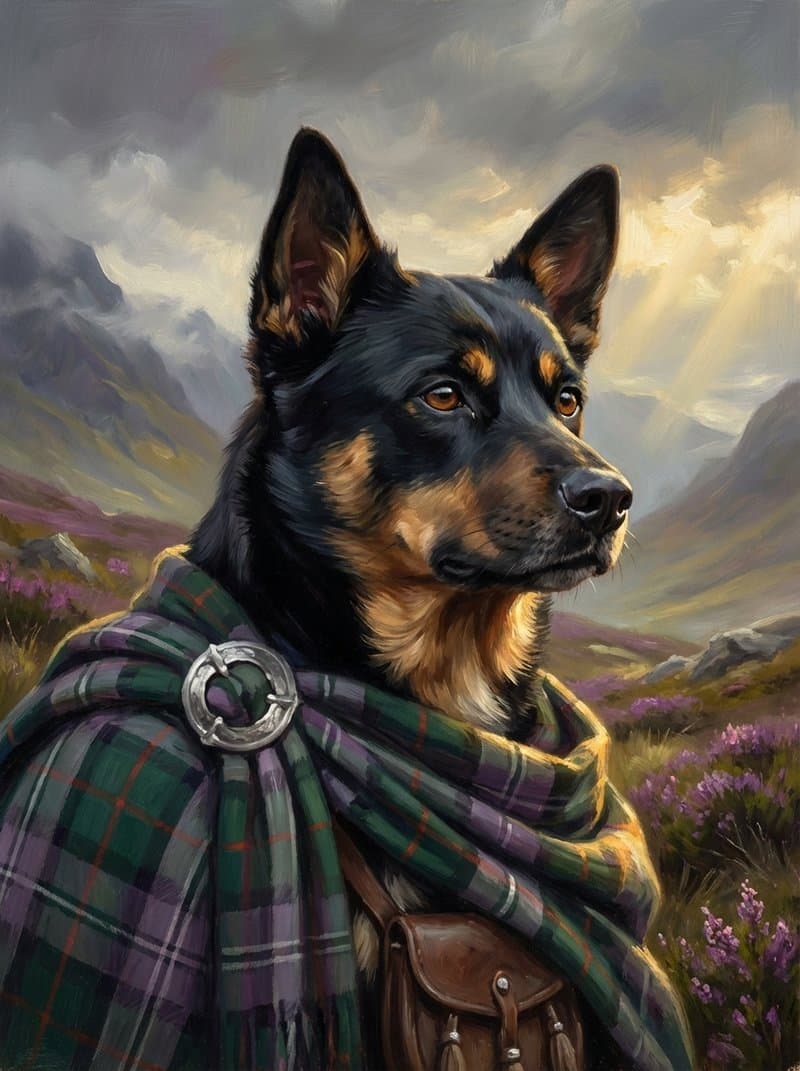 Skotsk Klanhövding portrait