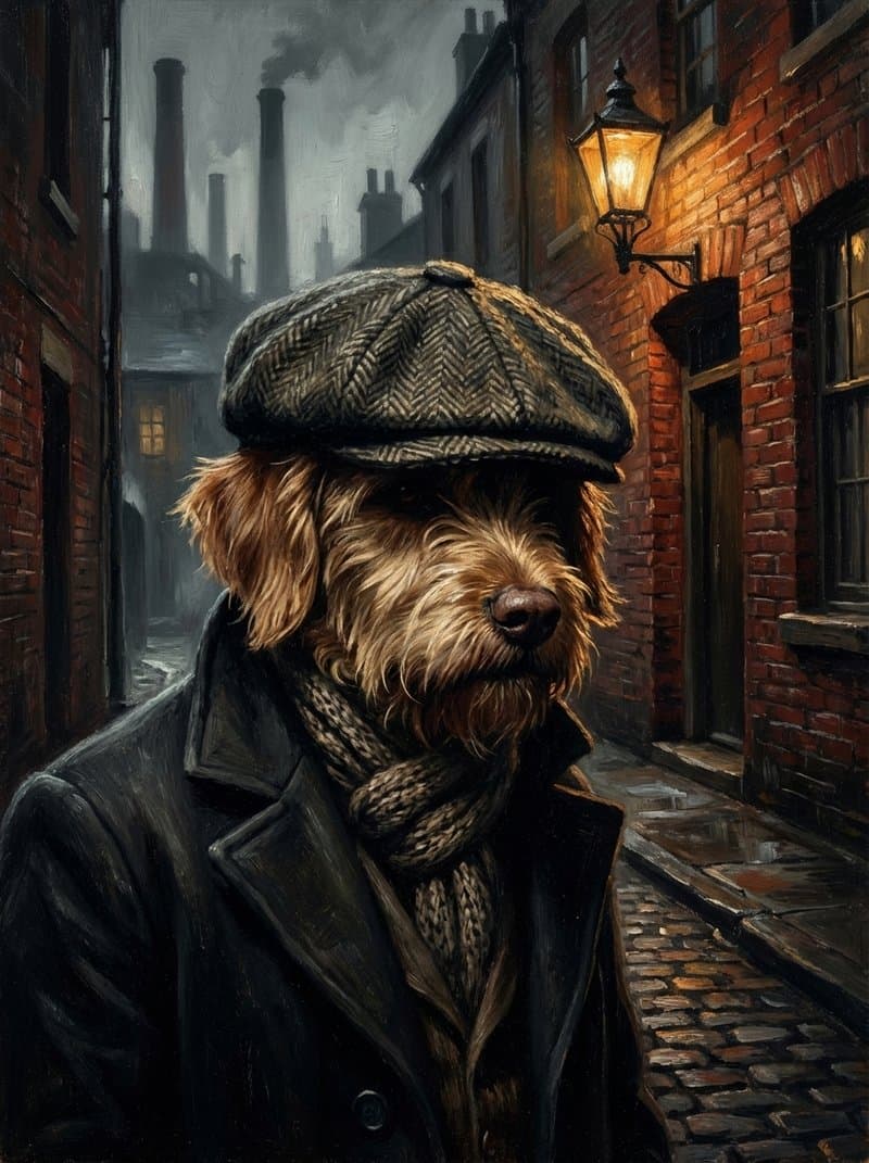 Industriell Gangsterledare portrait