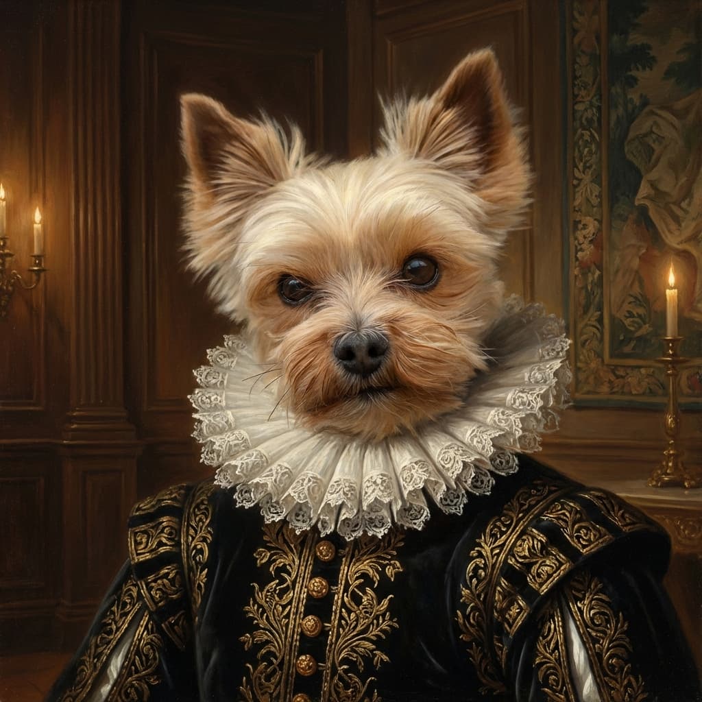 Royal Court Noble portrait style