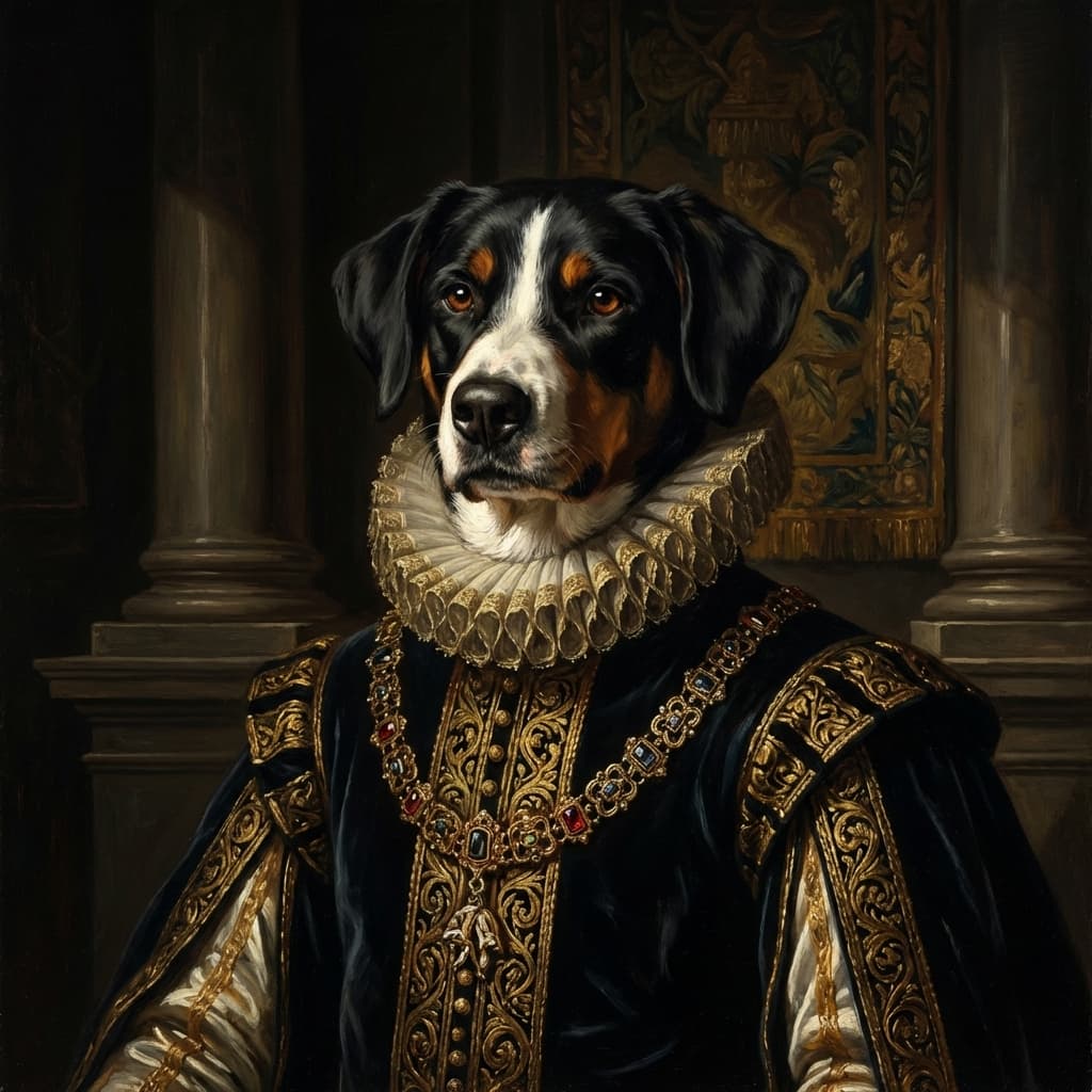 Baroque Monarch portrait
